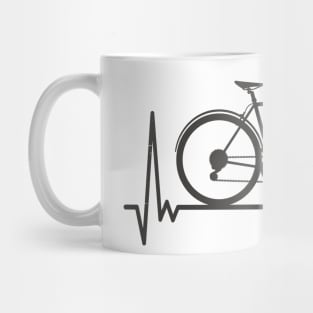 Bicycle Heartbeat P R t shirt Mug